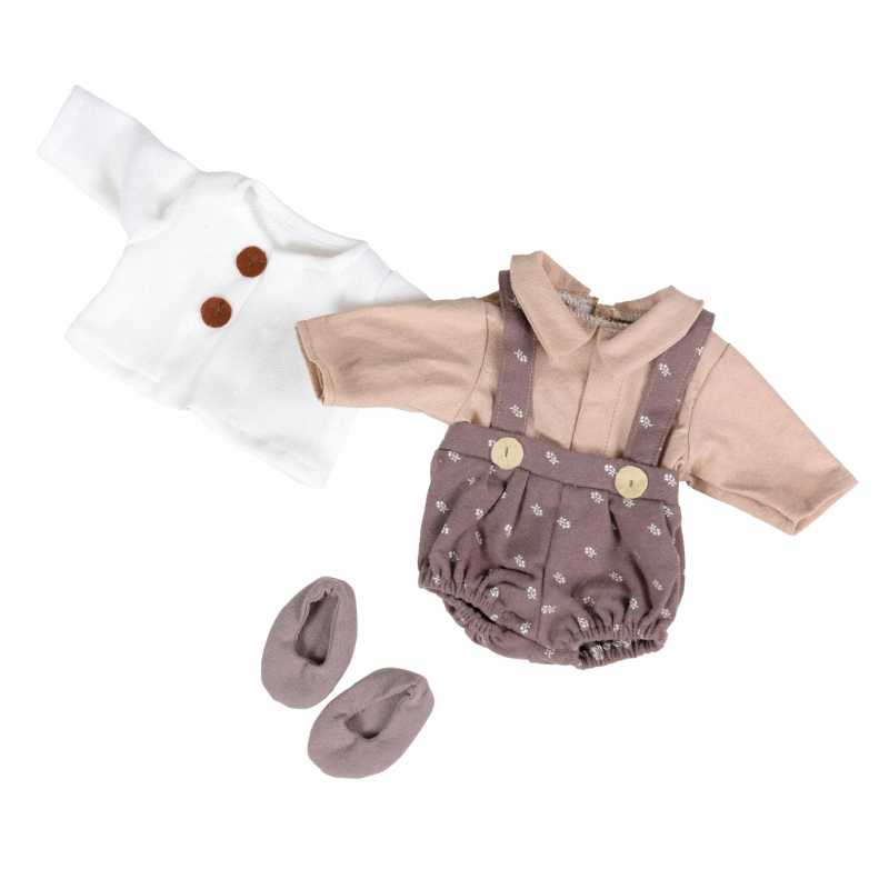 Puppenkleider braun Bloomer
