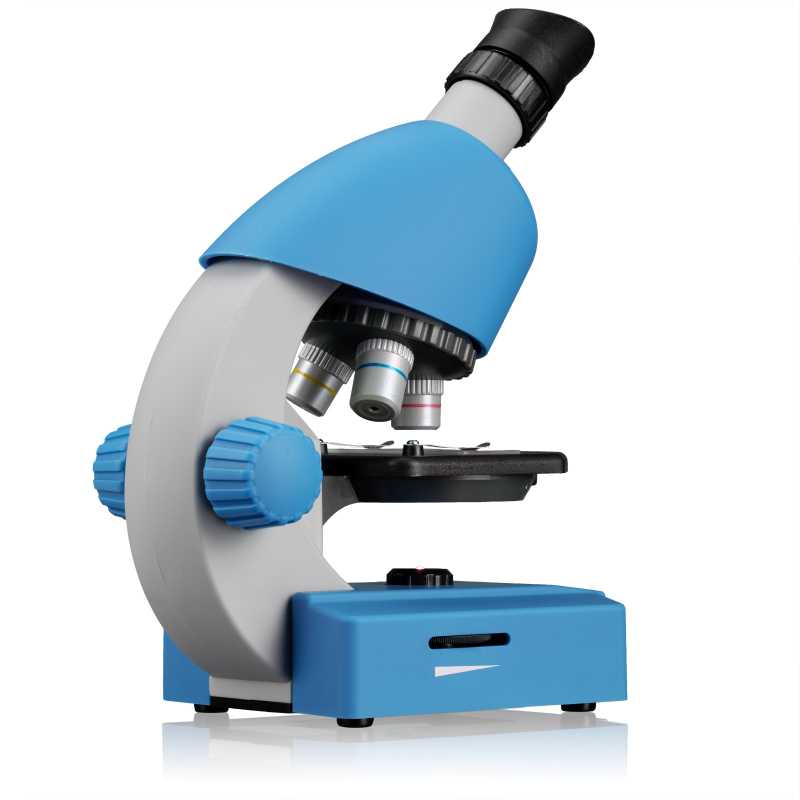 BRESSER JUNIOR Mikroskop 40x-640x blau