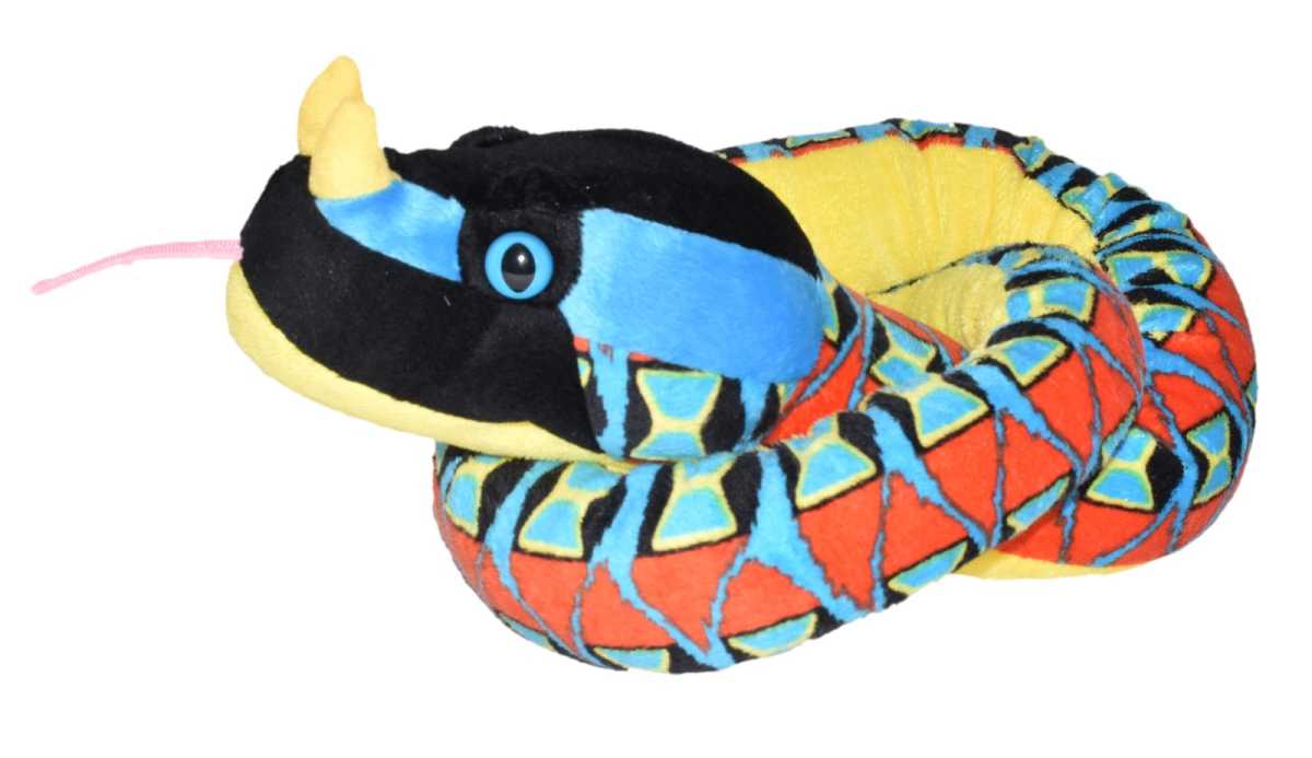 Plüsch Nashornviper 137 cm Snakesss