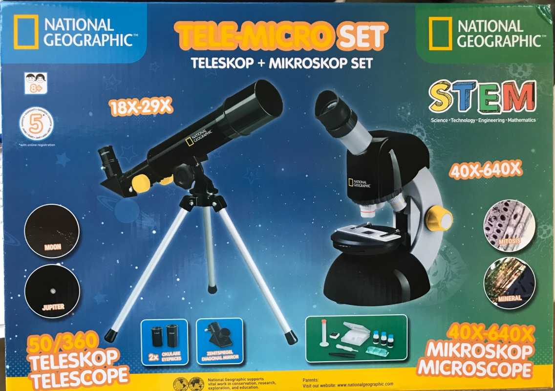 Teleskop/Mikroskop Set