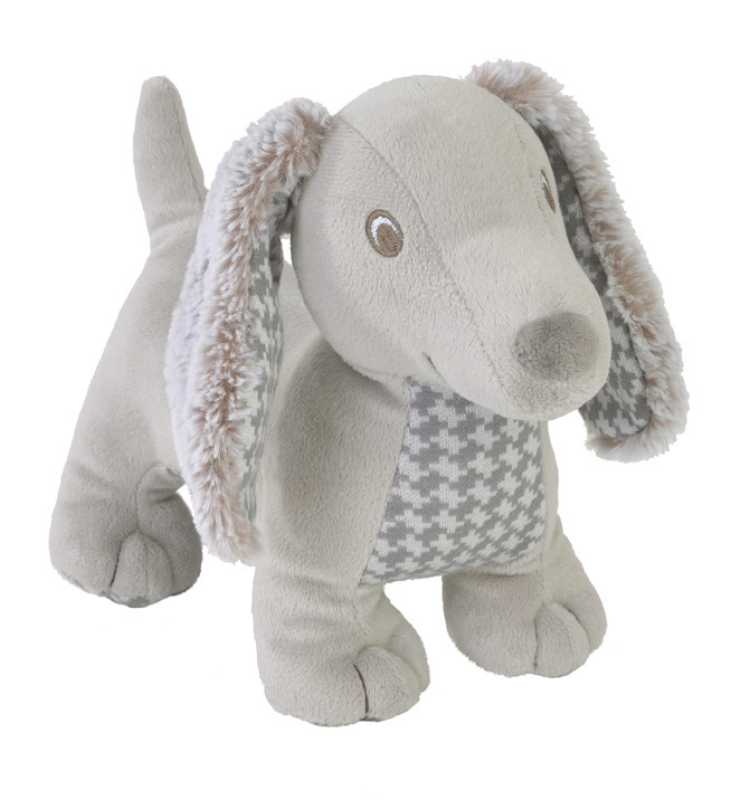 Plüsch Dachshund Dex grau 25 cm