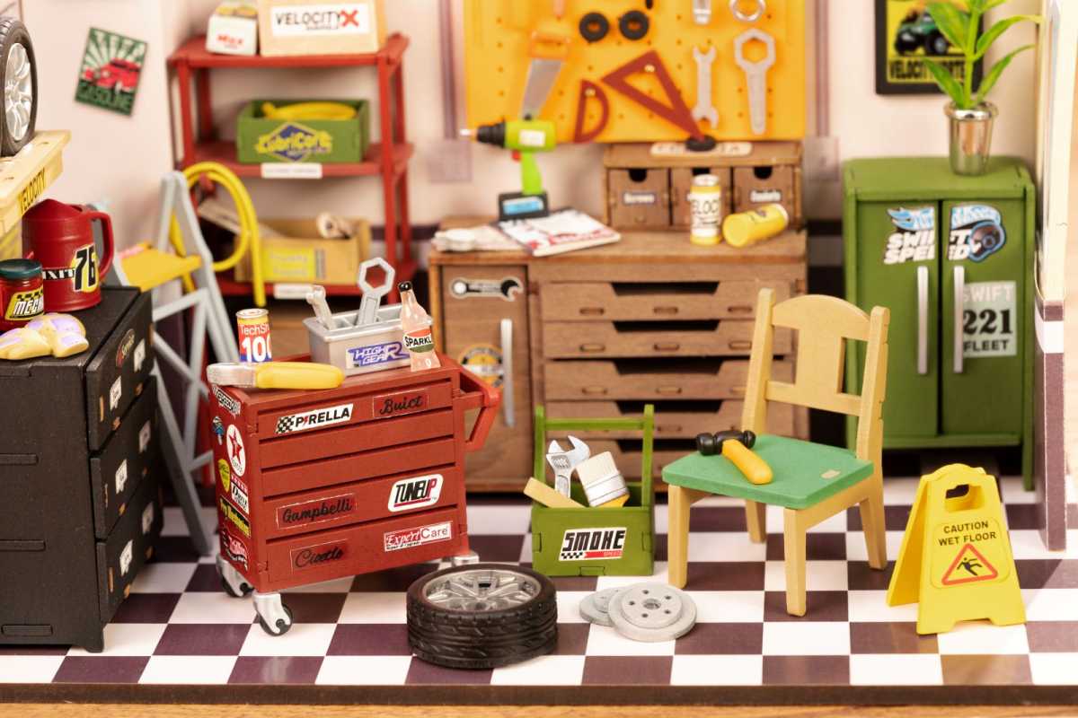 Modellbausatz 'Garage Workshop'