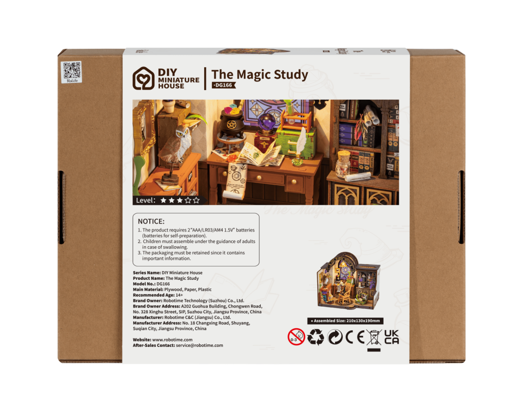 Modellbausatz 'THE MAGIC STUDY'
