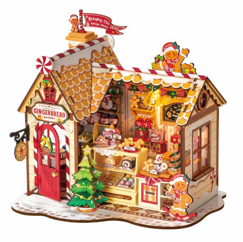 Modellbausatz 'Lebkuchen-Haus'