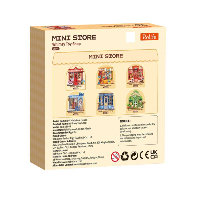 Mini-Modellbausatz 'Whimsy Toy Shop'