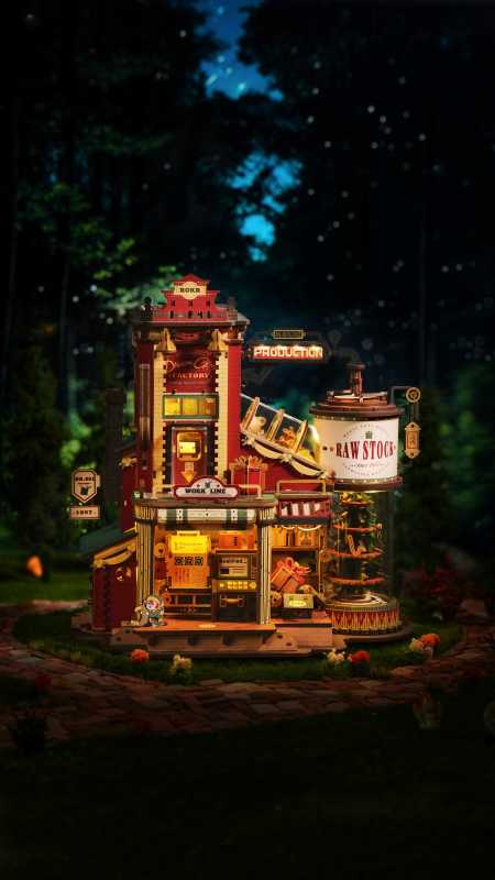 Holzbausatz 'DREAM GIFT FACTORY'