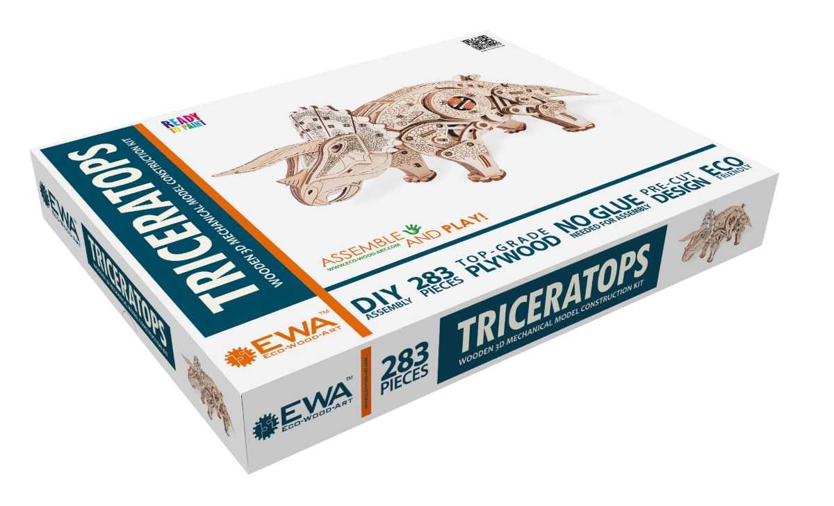 Triceratops mit mechanischem Antrieb