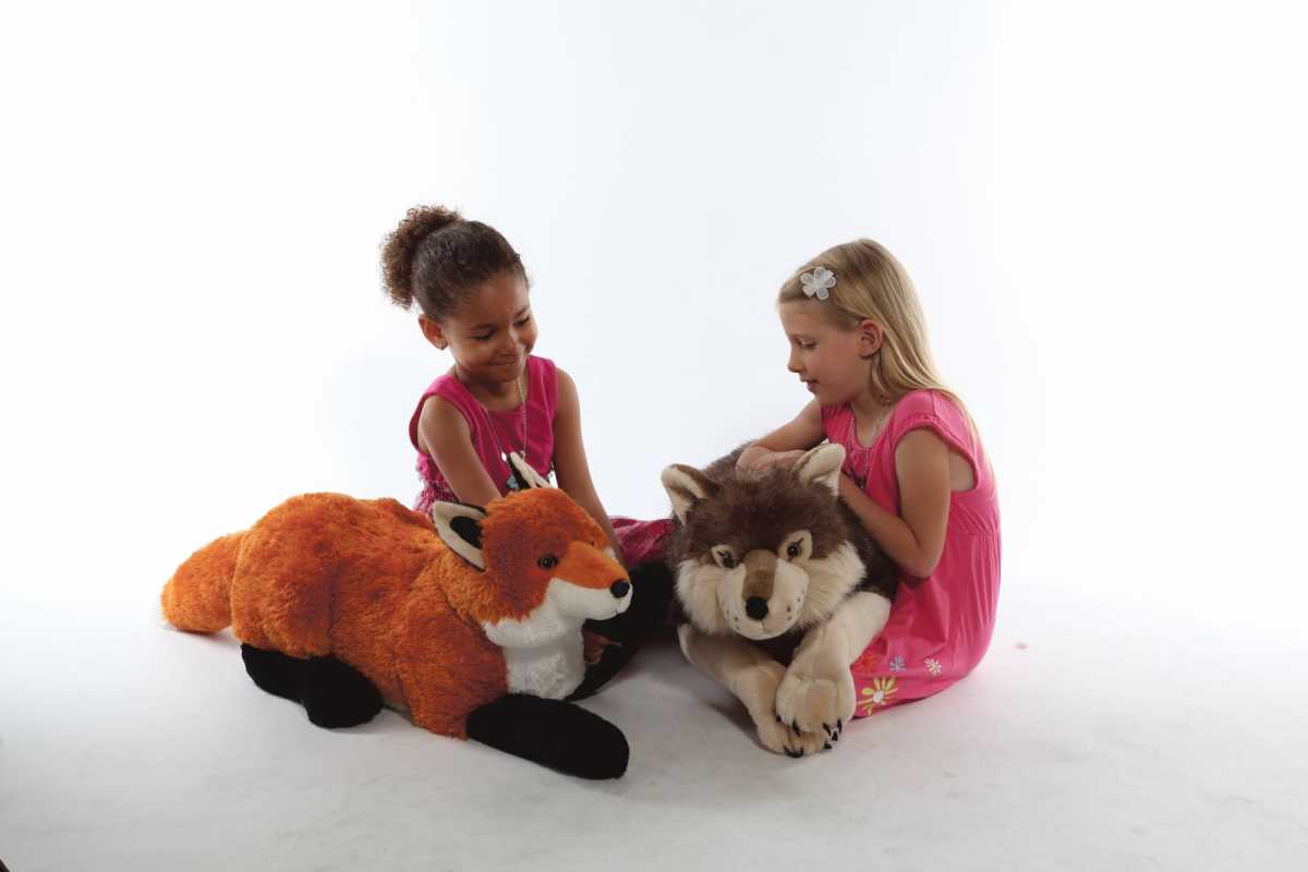 Plüsch Jumbo Wolf 76 cm Cuddlekin
