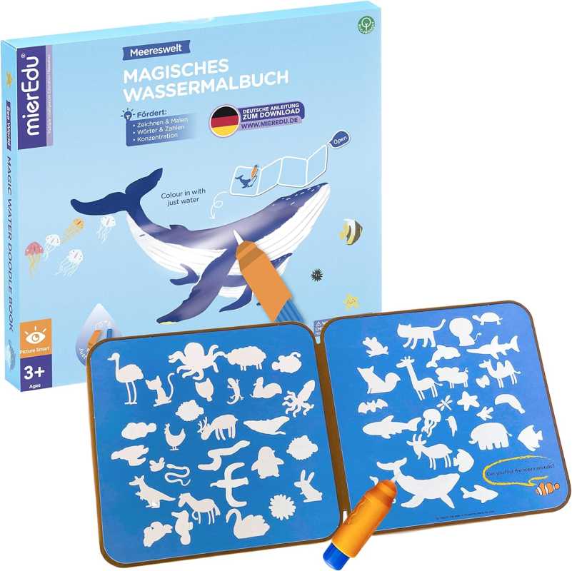 Magisches Wassermalbuch - Meereswelt