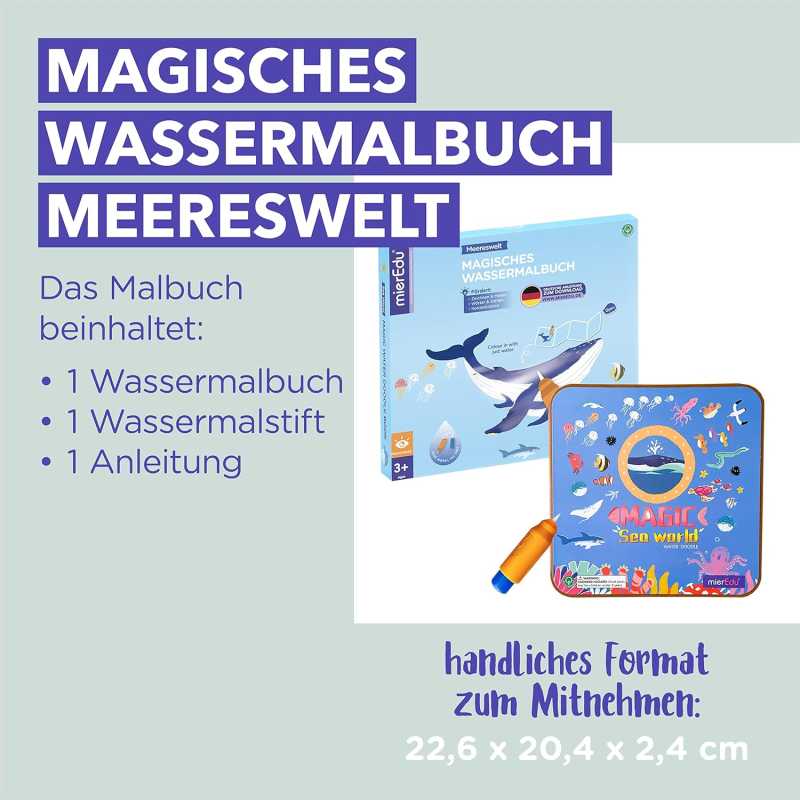 Magisches Wassermalbuch - Meereswelt