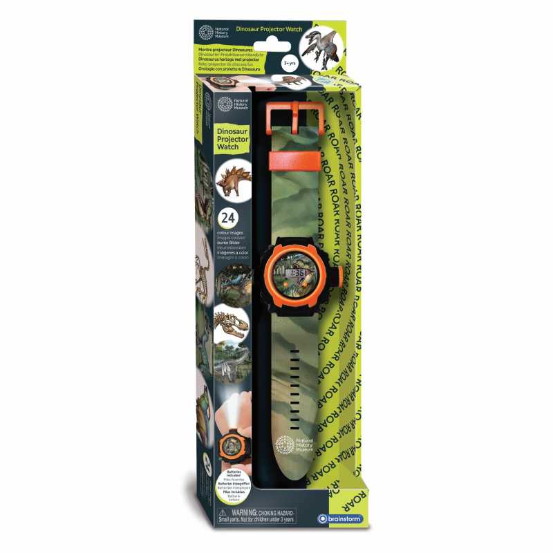Natural History Museum Dinosaurier Projektor Uhr