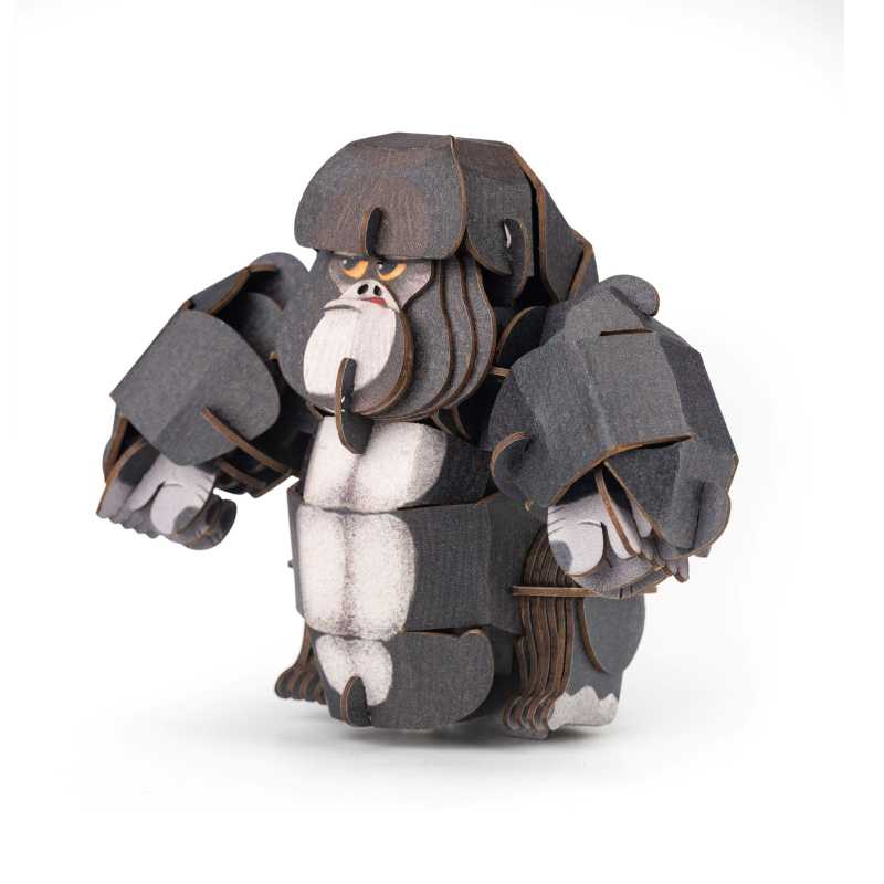 Soundwunder 3D Puzzle Silberrücken-Gorilla