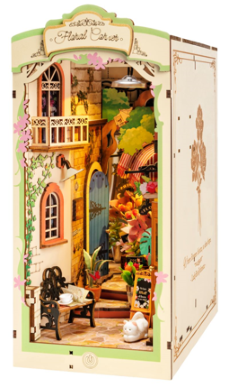 Holzbausatz 'Floral Corner'