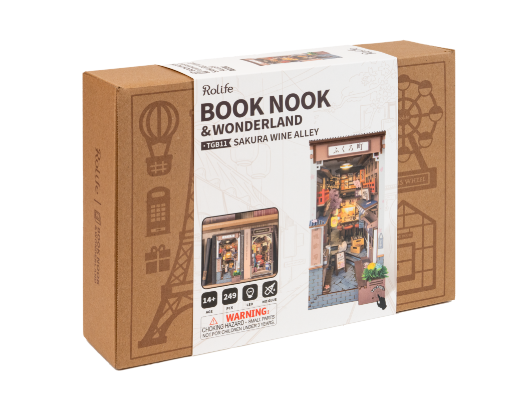 Holzbausatz 'Sakura Wine Alley'