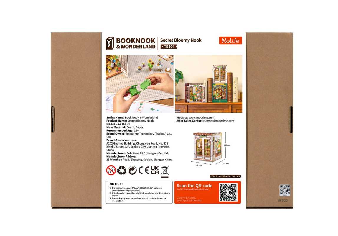 Holzbausatz SECRET BLOOMY NOOK