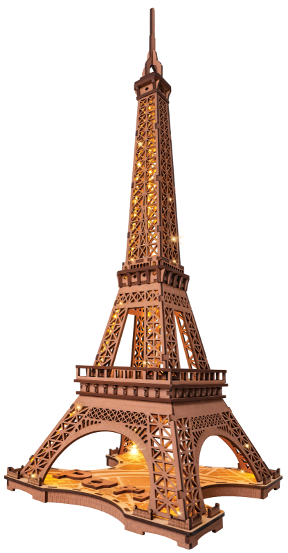 Holzbausatz 'Night of the Eiffel Tower'