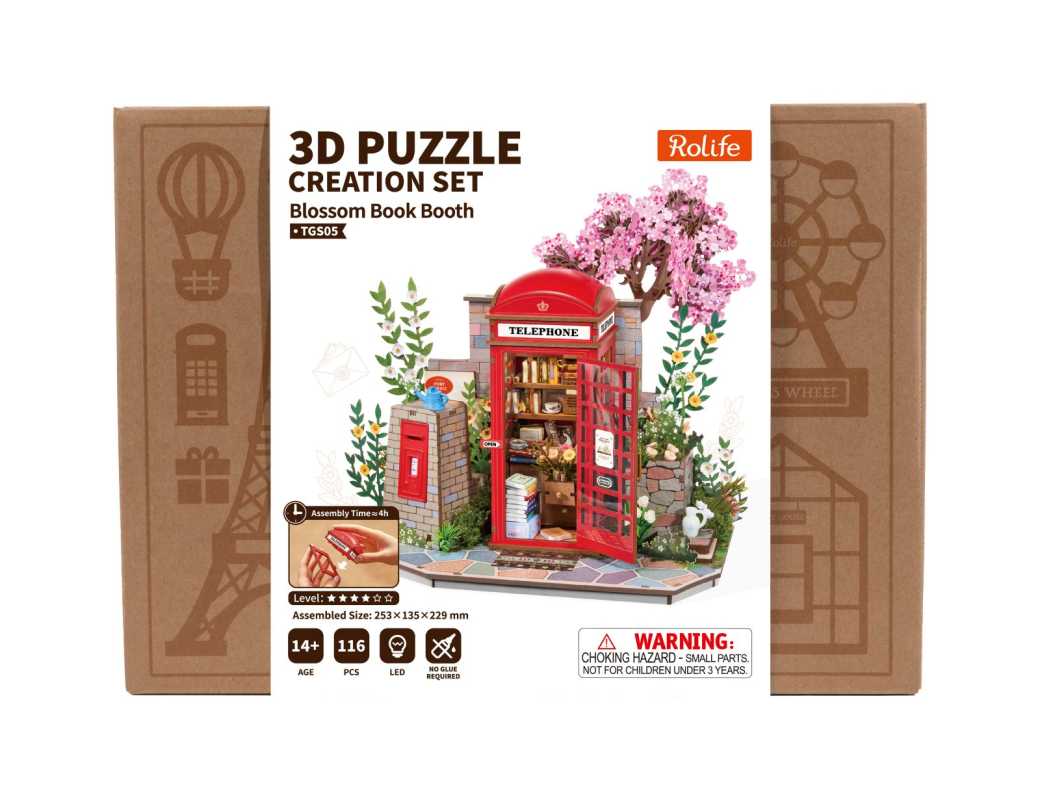 Modellbausatz 'Blossom Book Booth'