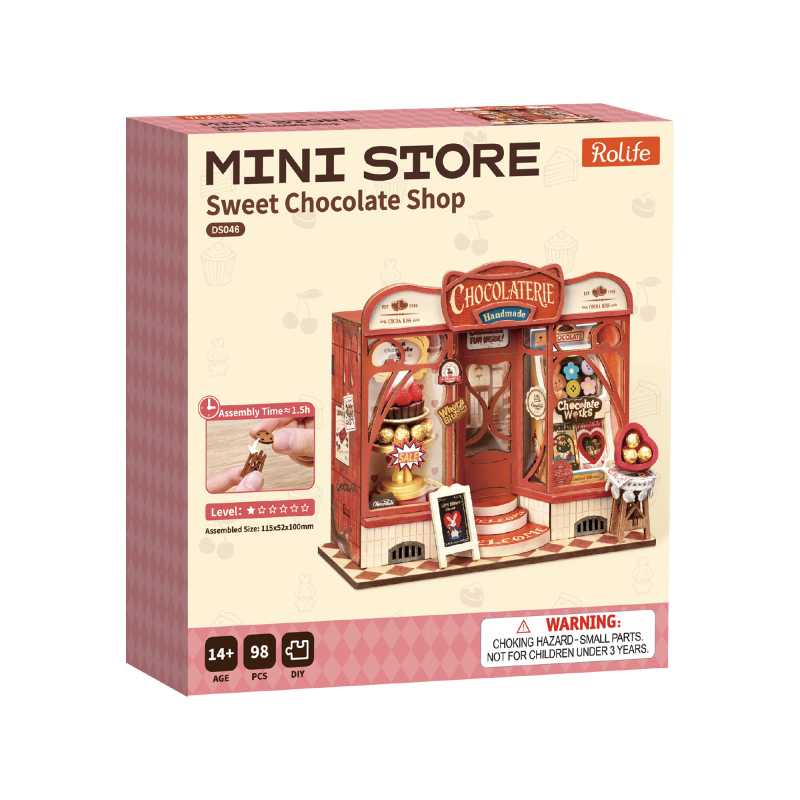 Mini-Modellbausatz 'Sweet Chocolate Shop'