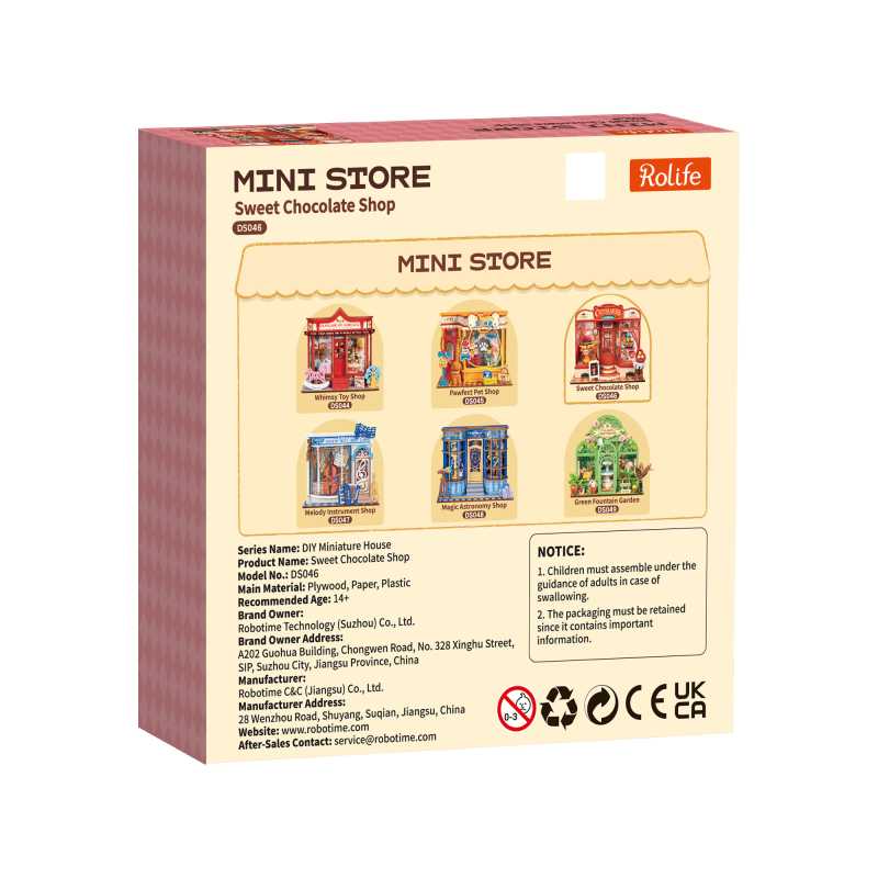 Mini-Modellbausatz 'Sweet Chocolate Shop'
