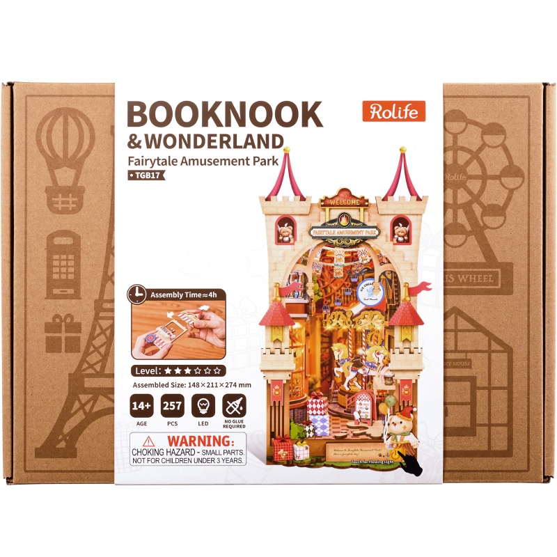 Holzbausatz 'FAIRYTALE AMUSEMENT PARK'