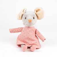 Plüsch Maus Agathe in Kleidern 26 cm
