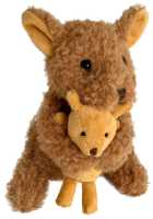 Plüsch Känguruh Nina mit Baby 20 cm