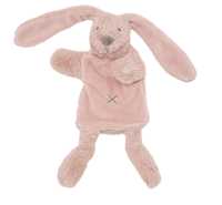 Old Pink Hase Richie Handpuppe 26 cm
