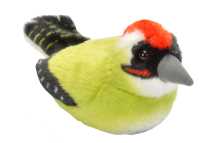 Plüsch Grünspecht singend 18 cm RSPB Birds