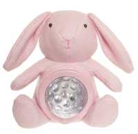 Plüsch Hase rosa mit Nachtlicht 23 cm