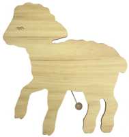 Holz Wandspieluhr Schaf Mary