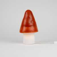 Nachtlicht kleiner Pilz Ziegelrot