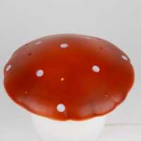 Nachtlicht Pilz mittel Ziegelrot