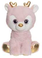 Plüsch Hirsch Ronja pink gold 25 cm