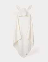 Baby-Kapuzenhandtuch, Bambus, Hase, Creme