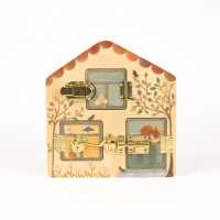 Bord mit Verschlussarten 'Freunde'