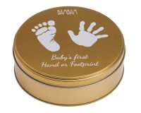 Hand-/Fussabdruck in goldener Box