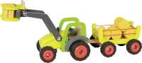 Frontlader mit Heuwagen & 5 Heuballen, 55 cm