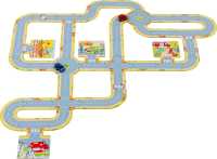 Spielstraße mit 2 Fahrzeugen