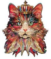 Holzpuzzle 'CAT KING'